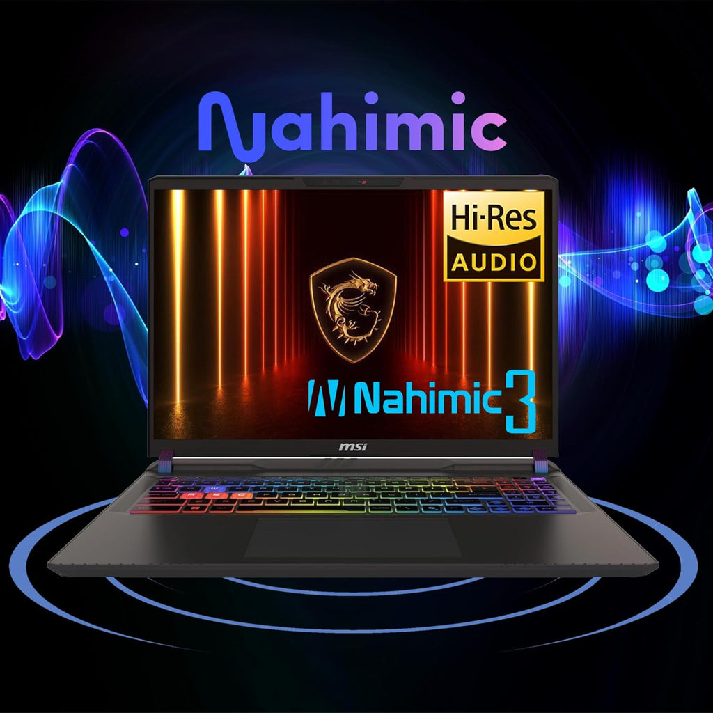msi Vector 16 HX AI Gaming Laptop 16' WUXGA IPS 144Hz Intel 20-core Ultra 7 255HX (Beats i9-14900HX) 32GB RAM 1TB SSD GeForce RTX 5070 Ti RGB Backlit Thunderbolt5 Wi-Fi6E Win11 ICP Hub