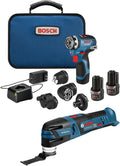 BOSCH GXL12V-270B22 12V Max 2-Tool Combo Kit with Chameleon Drill/Driver Featuring 5-In-1 Flexiclick (Renewed)