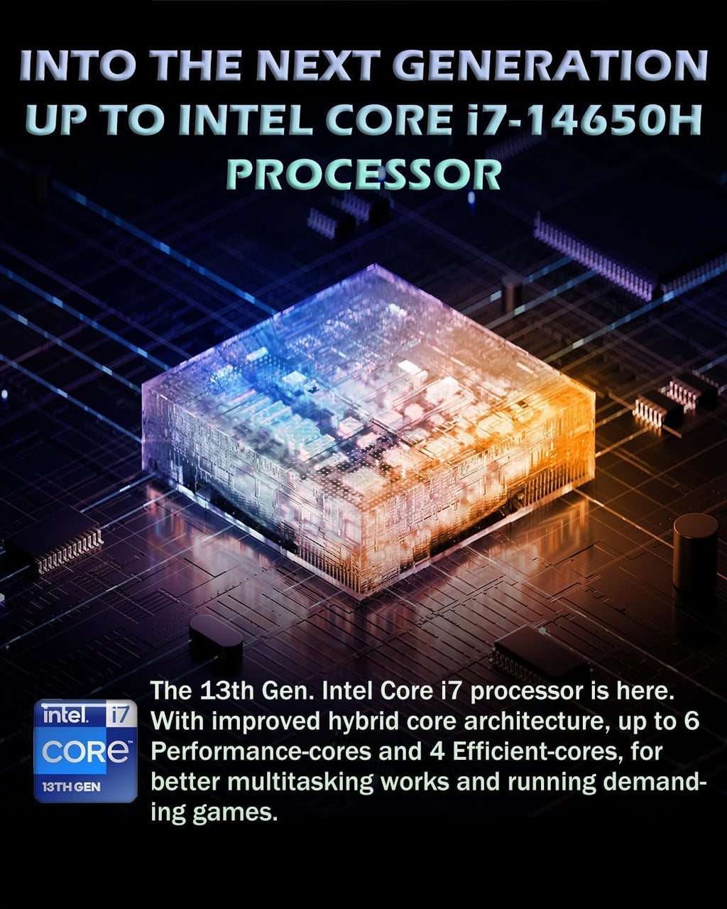 MSI Crosshair Gaming Laptop - Intel 16-Core i7-14650HX, 16' FHD+ (1920×1200) IPS Display, NVIDIA GeForce RTX 4070, with Windows 11 Pro, Office Lifetime, Wi-Fi 6, Accessories (64GB DDR5 RAM+ 2TB SSD)