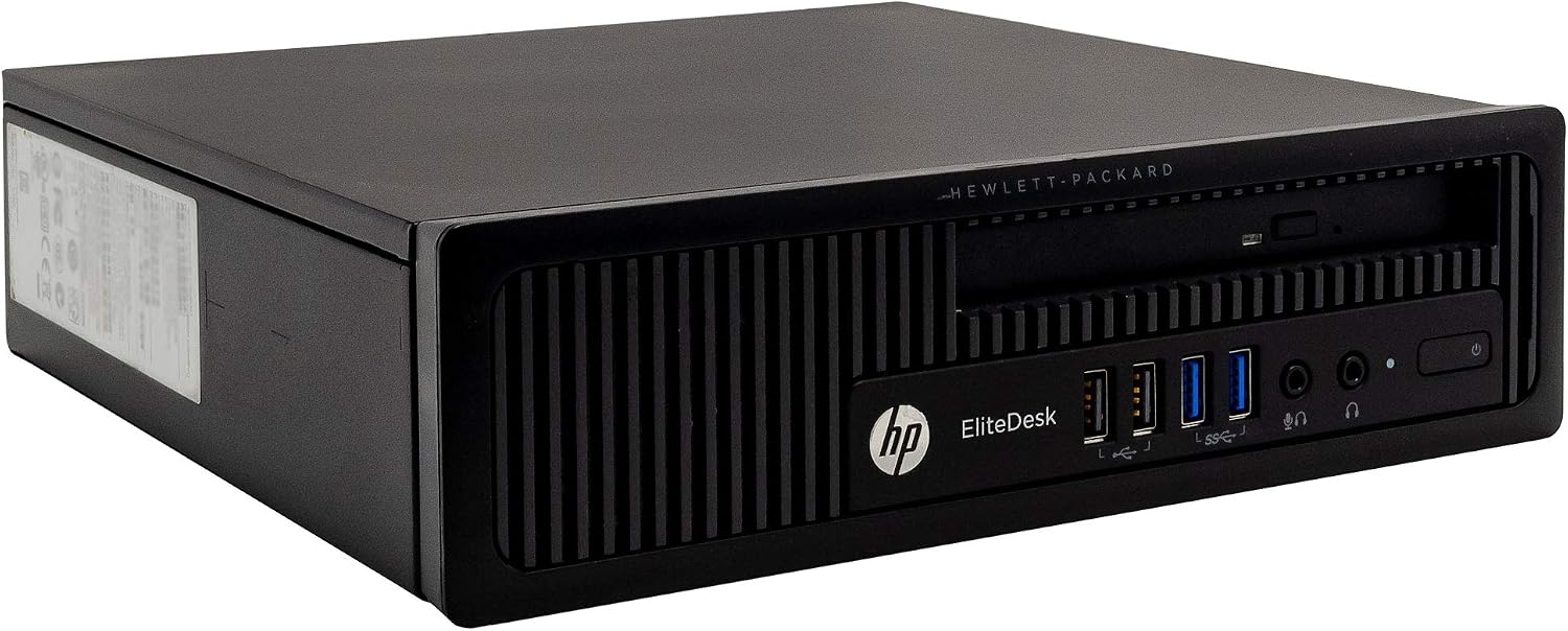 HP ProDesk 800G1 Intel Quad-Core i5-4570 3.2GHz Desktop Computer, 16GB RAM, 240GB SSD, Windows 10 Pro 64 Language Supports English/Spanish/French