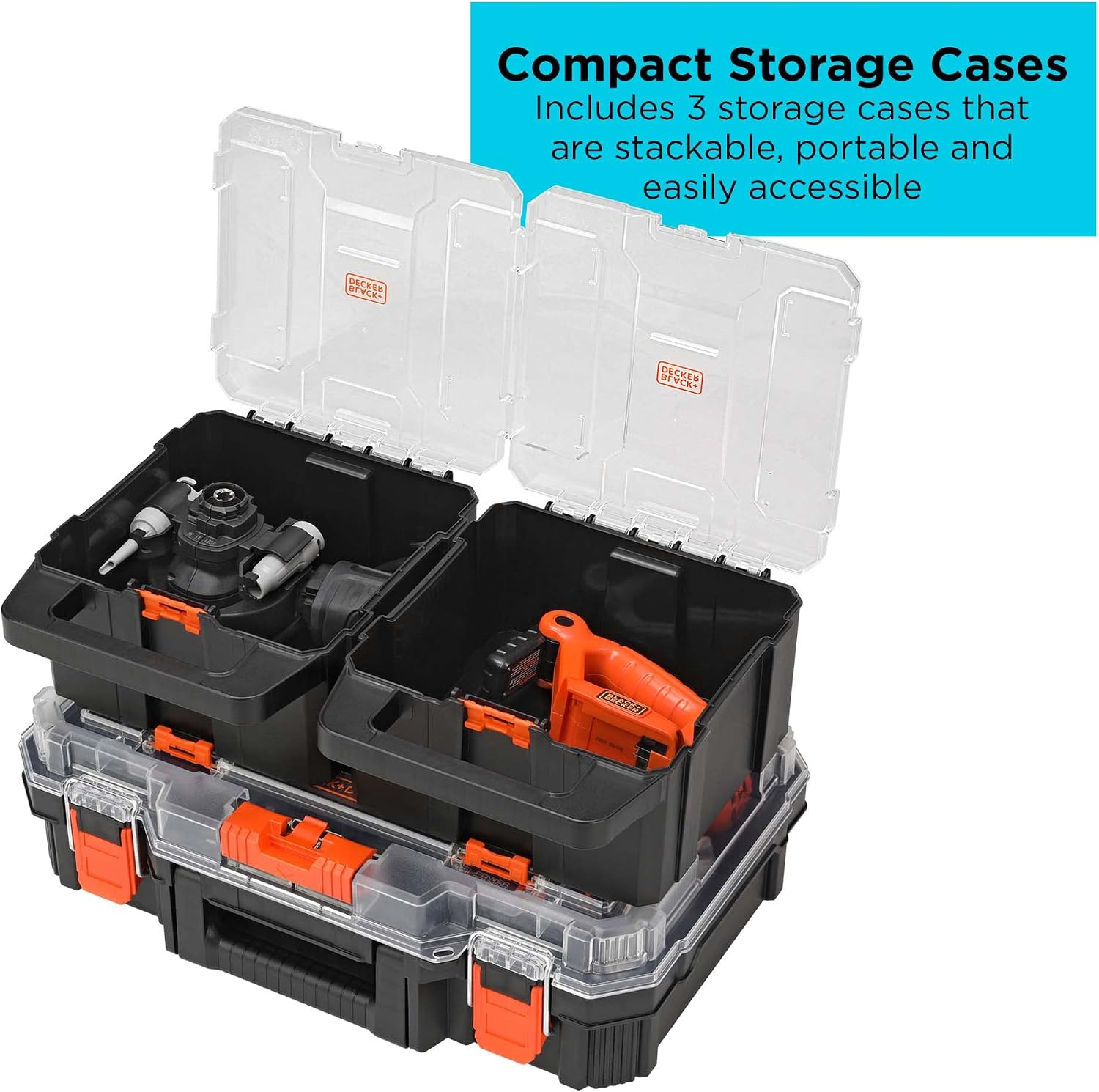 BLACK+DECKER MATRIX 20V MAX Power Tool Kit, Includes Cordless Drill, 8 Attachments and Storage Case (BDCDMT1208KITC1)