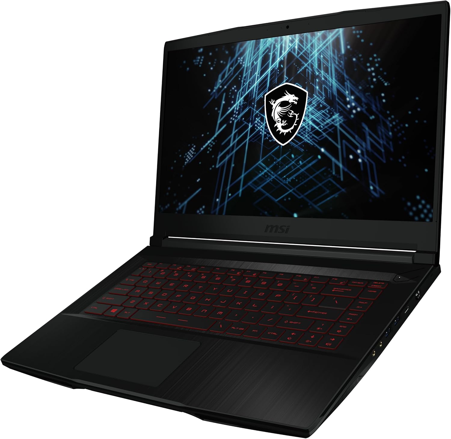 msi GF63 Thin Gaming Laptop: 11th Gen Intel Core i5, GeForce RTX 2050, 15.6' FHD, 144Hz, 8GB DDR4, 512GB NVMe SSD, Cooler Boost 5, Win 11: Black 11UCX-1424US