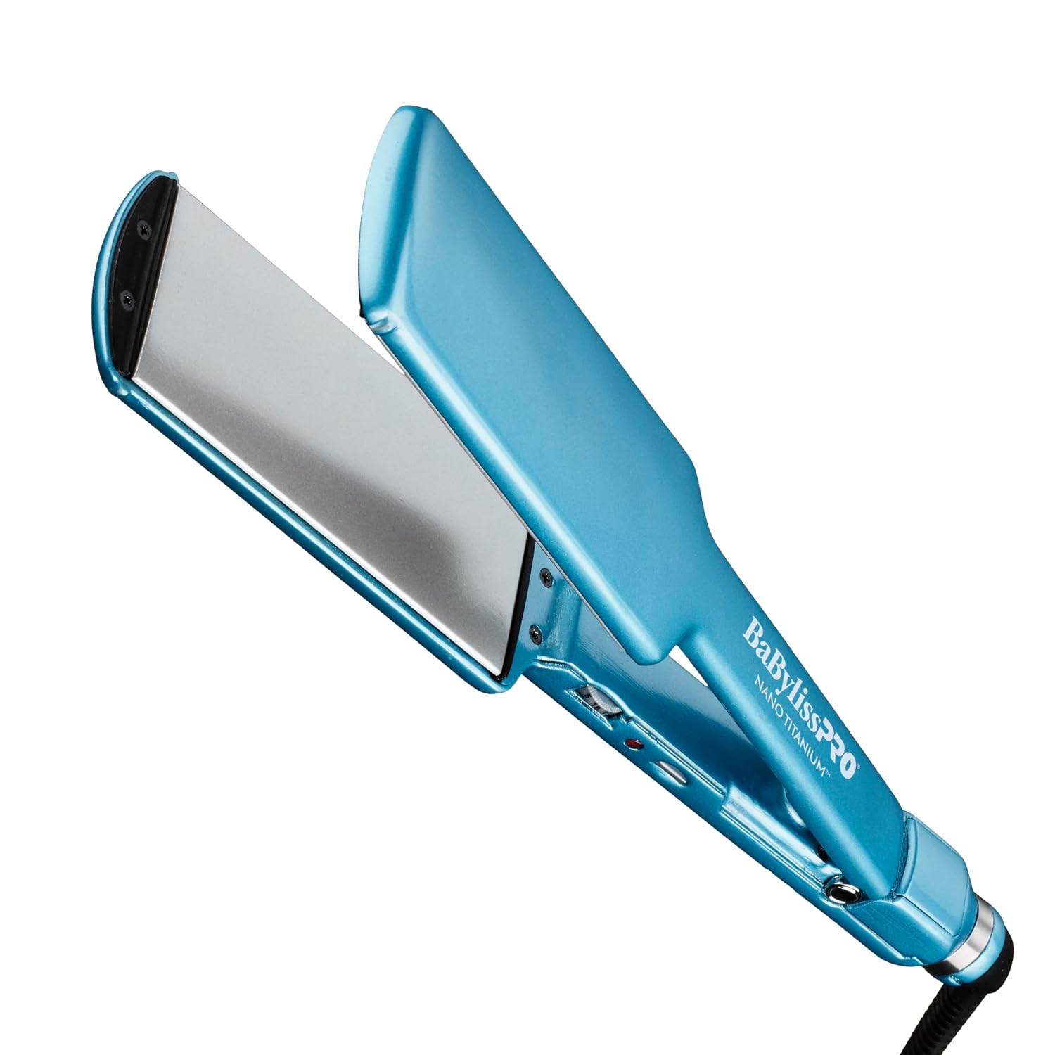 BabylissPRO Nano Titanium Ultra-Thin Hair Straightener, Professional Flat Iron, 5-Inch Extended Plates for Faster Straightening, for All Hair Types