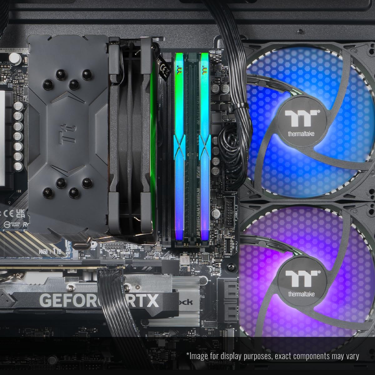 Thermaltake LCGS View i1460T-170 Gaming Desktop (Intel Core™ i5-14400F, ToughRam 32GB DDR5 6000MT/s RGB Memory, NVIDIA GeForce® RTX 5060 Ti 8G, 1TB NVMe M.2, WiFi, Windows 11) V17B-B760-56T-LCS