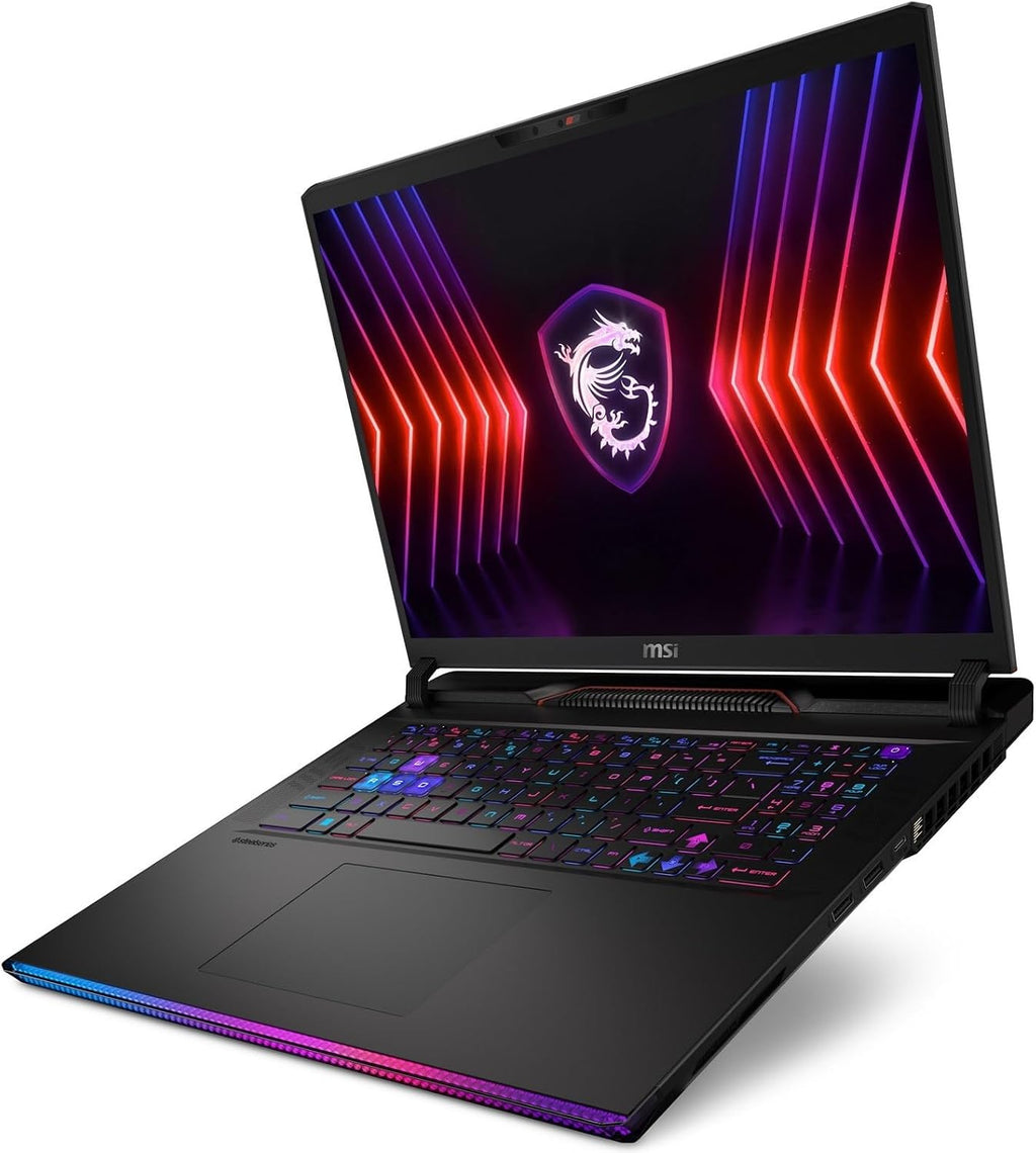 EXCaliberPC [2024] MSI Raider GE78 HX 14VHG-601US (Intel Core i9-14900HX, 64GB DDR5 RAM, 2TB NVMe SSD, NVIDIA GeForce RTX 4080, 17' QHD+ 240Hz, Windows 11) Gaming Laptop