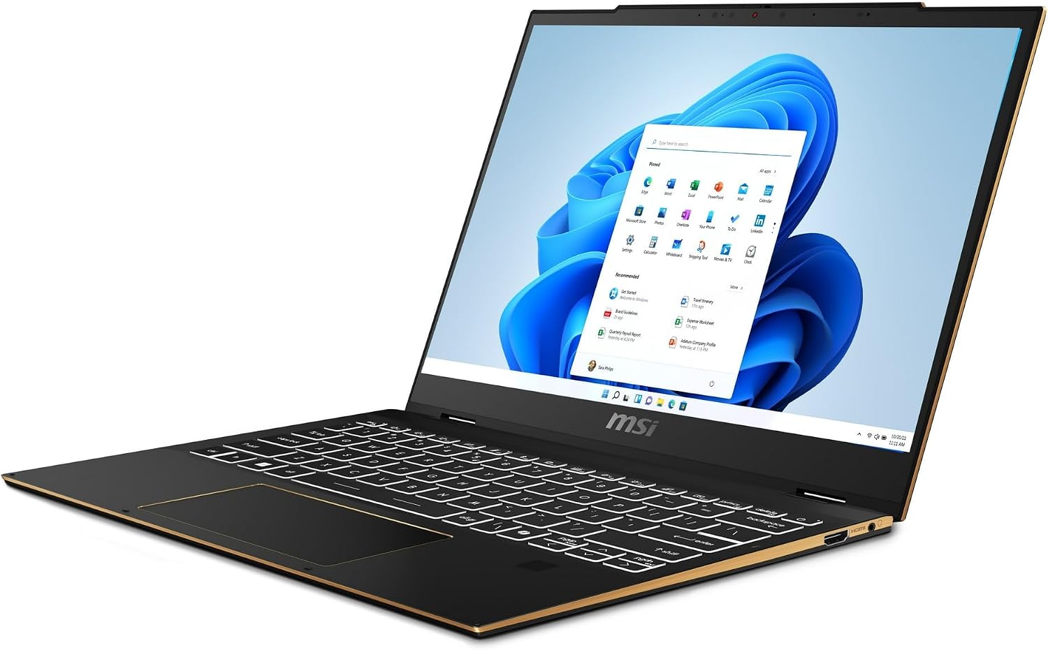 msi Summit E13 AI Evo Laptop 2025, 13.3' WUXGA IPS Touchscreen, Intel Ultra 7 155H 16-Core, Arc Graphics, 16GB LPDDR5 1TB SSD, Backlit KB, Thunderbolt 4, Fingerprint, Wi-Fi, Win11 Pro, COU 32GB USB
