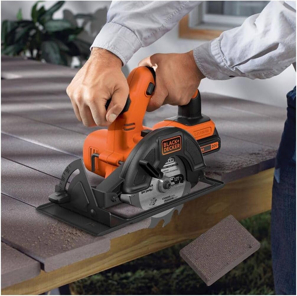 BLACK+DECKER 20V MAX* POWERCONNECT Cordless Drill/Driver + Circular Saw Combo Kit (BD2KITCDDCS)