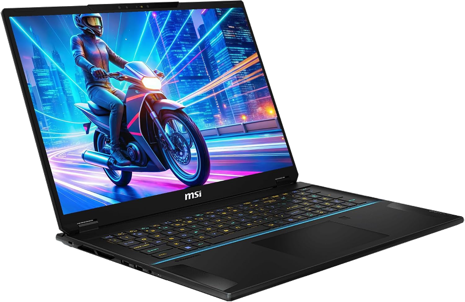 MSI Stealth 18 AI Studio Gaming Laptop, Intel Ultra 9-185H, 32 GB DDR5 RAM, 1 TB PCIe SSD, 18' WQUXGA (3840x2400) 120 Hz Mini LED Display, Nvidia G-Force RTX 4080, Backlit Keyboard, W11 Home, Midnight
