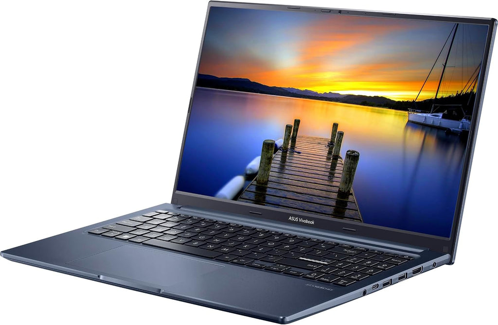 ASUS Vivobook 16 Laptop, 16'' WUXGA (1920 * 1200) Screen, AMD Ryzen 7 5800HS Processor, 16GB RAM, 1TB SSD, HDMI, Webcam, Wi-Fi 6, Type-C, Skyerd 128GB Portable SSD, Windows 11 Home, Blue, M1603