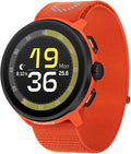 SUUNTO Run Sports Watch, 1.32' AMOLED Touchscreen w/Crown Button, 12D Battery Life, Dualband Accurate GPS, Wrist Heart-Rate & Sleep Health Tracking, 35g Lightweight & 4GB Offline Music, Coral Orange