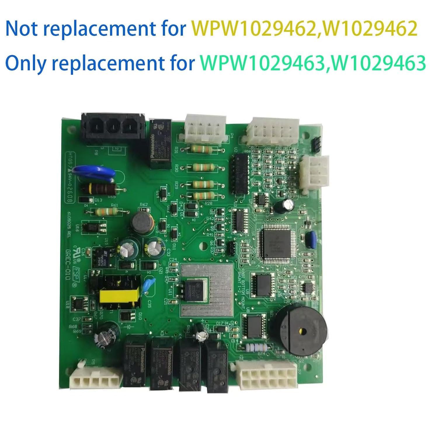 Brand NEW Upgraded W10219463 Control Board Replacement Compatible with Whirlpool Kitchenaid Refrigerators, Directly Replaces for WPW10219463,2303934 2307028 (Not Replace W10219462 or W10121049) !
