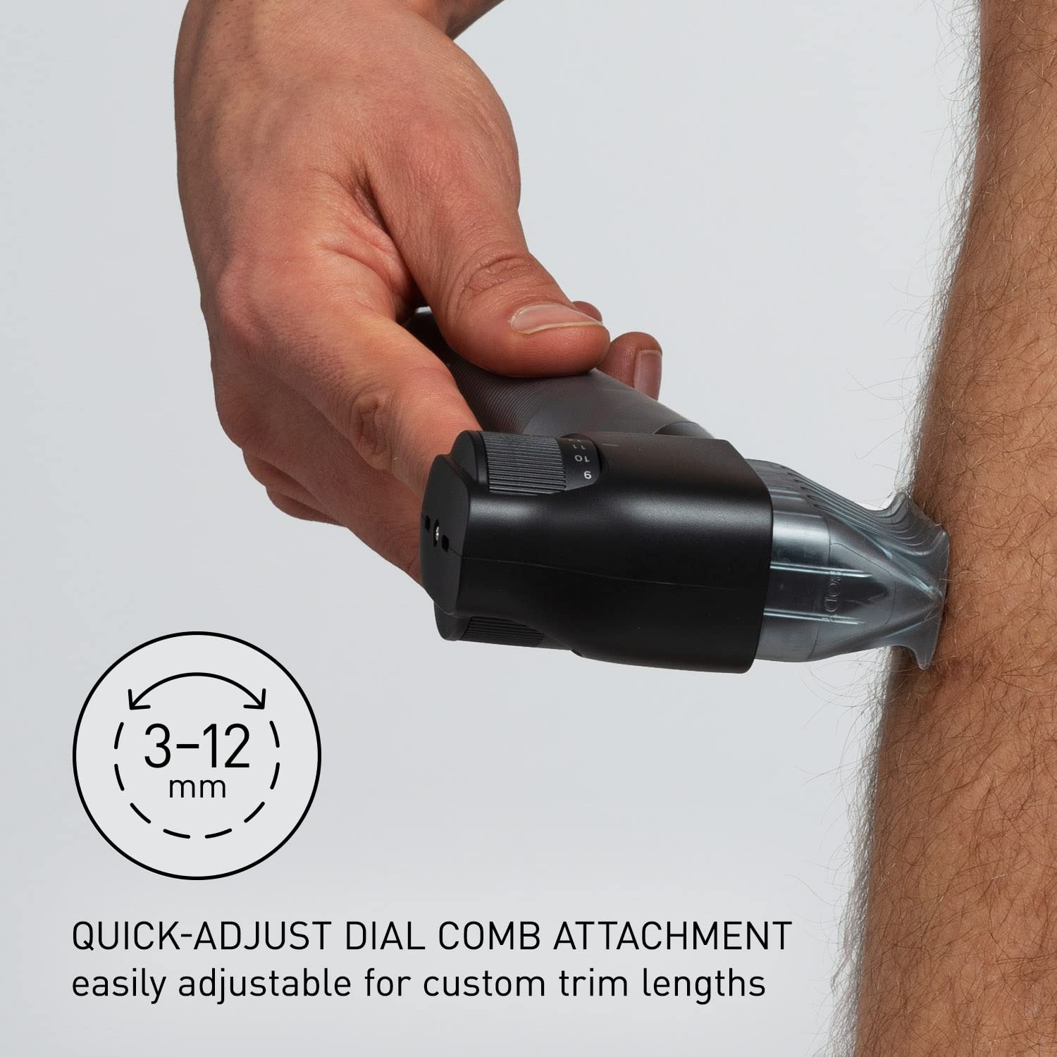 Panasonic Grooming Kit for Body and Face, ER-GK80-S + ER-GN70-K Bundle, Wet/Dry Electric Body Hair Trimmer Plus Ear and Nose Hair Trimmer with Vacuum Cleaning System