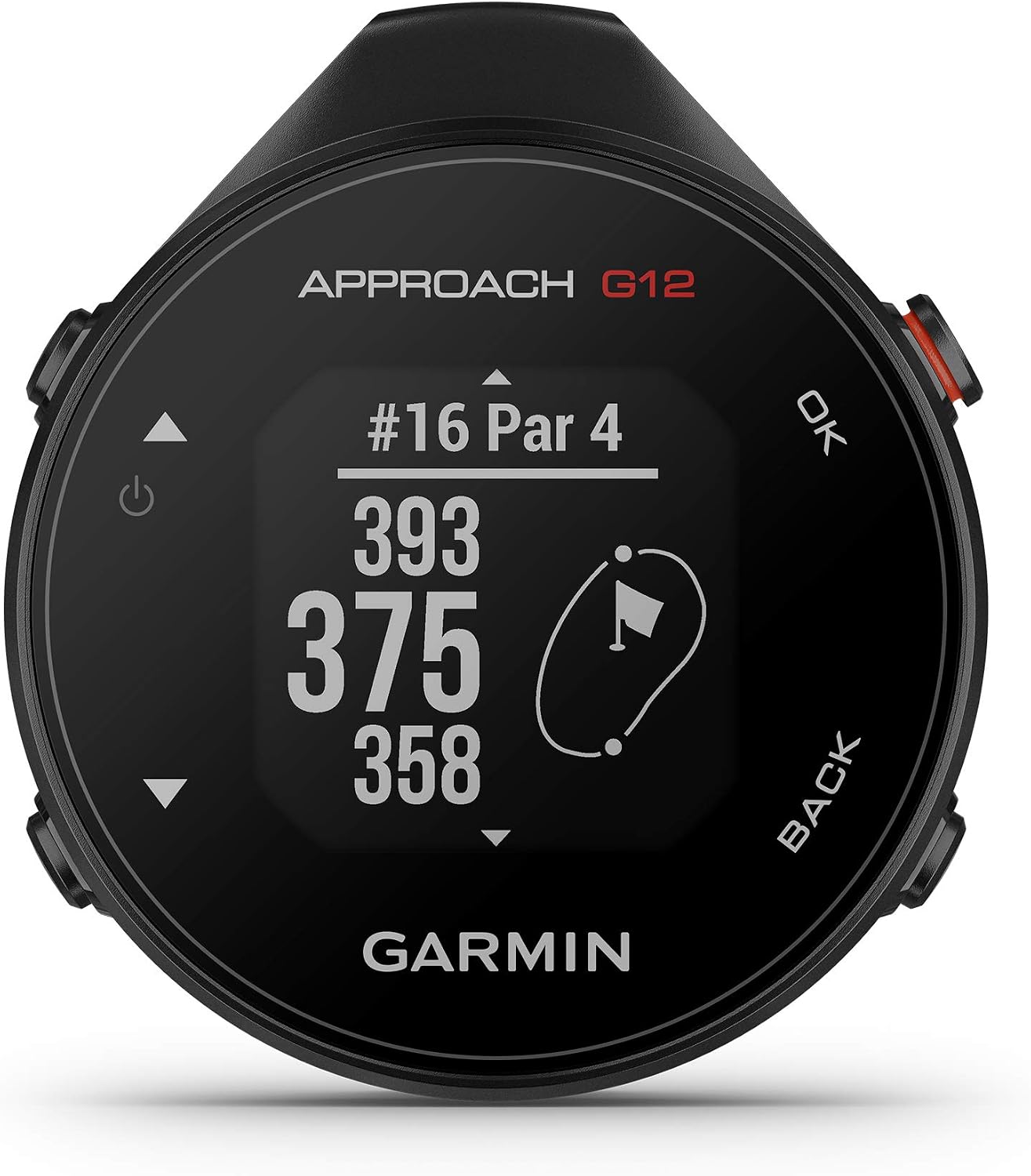 Garmin Approach G12, Clip-on Golf GPS Rangefinder, 42k+ Preloaded Courses, 010-02555-00