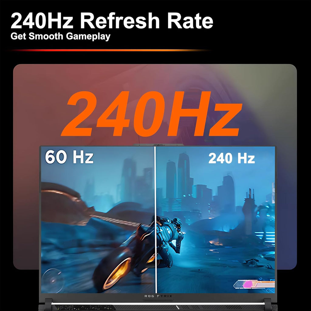 ASUS ROG Strix G18 G814 Gaming Laptop 18' 2.5k (2560x1600) 240Hz (100% DCI-P3) AMD 16-core Ryzen 9 9955HX (>i9-14900HX) 64GB DDR5 4TB SSD GeForce RTX 5070 4-Zone RGB Backlit Wi-Fi6E Win11Pro ICP Hub