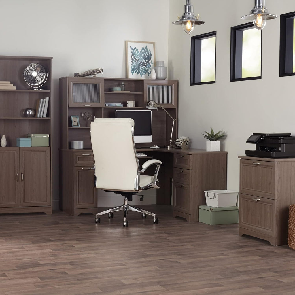 Realspace® Magellan 59' W L-Shape Corner Computer Desk, Gray