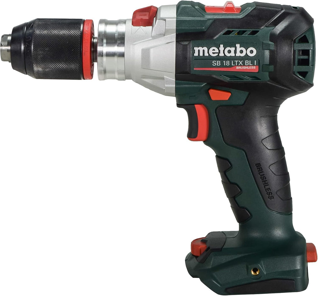 Metabo 685184620 18V Brushless Lithium-Ion 1/2 in. Cordless Hammer Drill and 1/4 in. Impact Driver Combo Kit with 2 Batteries (4 Ah)