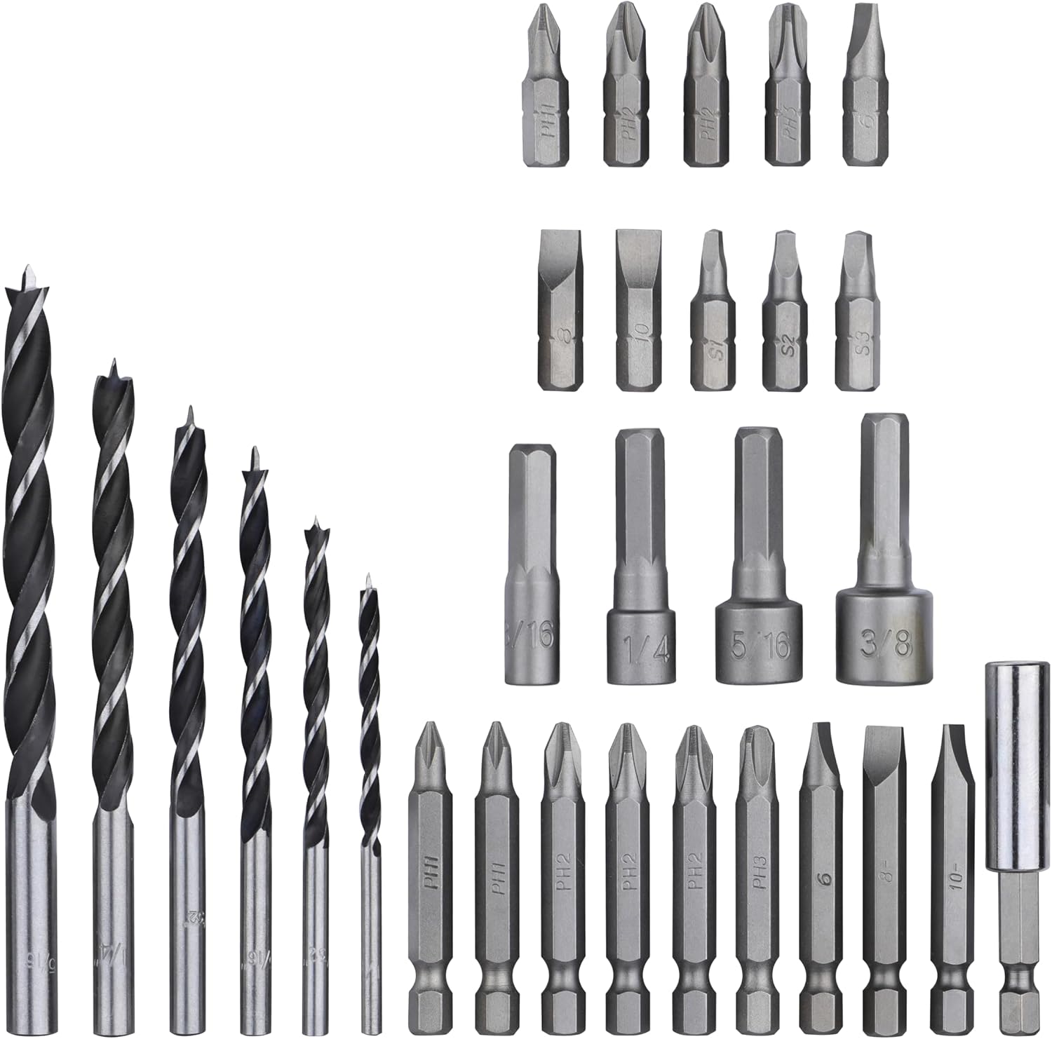 BLACK+DECKER 20V MAX Drill & Home Tool Kit, 34 Piece (BDCD120VA), Orange