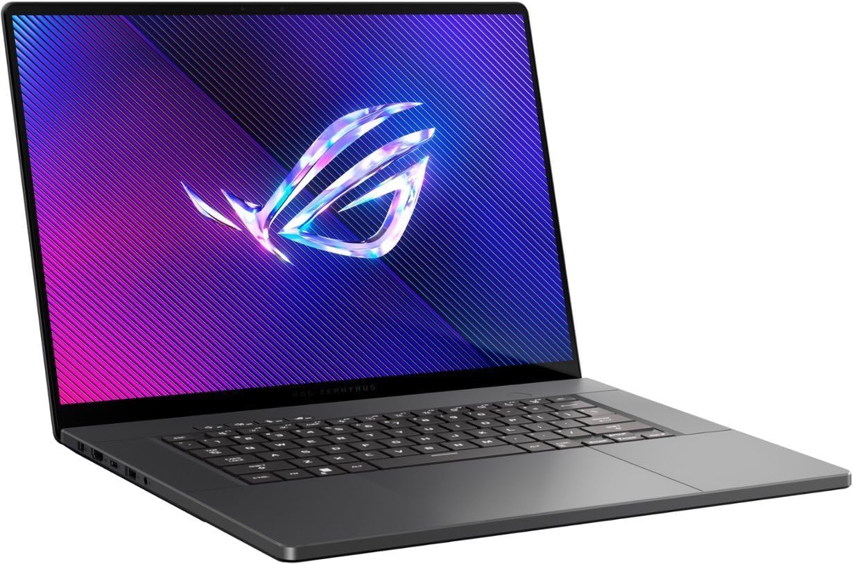 ASUS ROG Zephyrus 2024 16' OLED 240Hz Gaming Laptop, Intel Core Ultra 9 185H, 16GB DDR5x RAM, 2TB NVMe SSD, NVIDIA GeForce RTX 4070, Windows 11 Pro