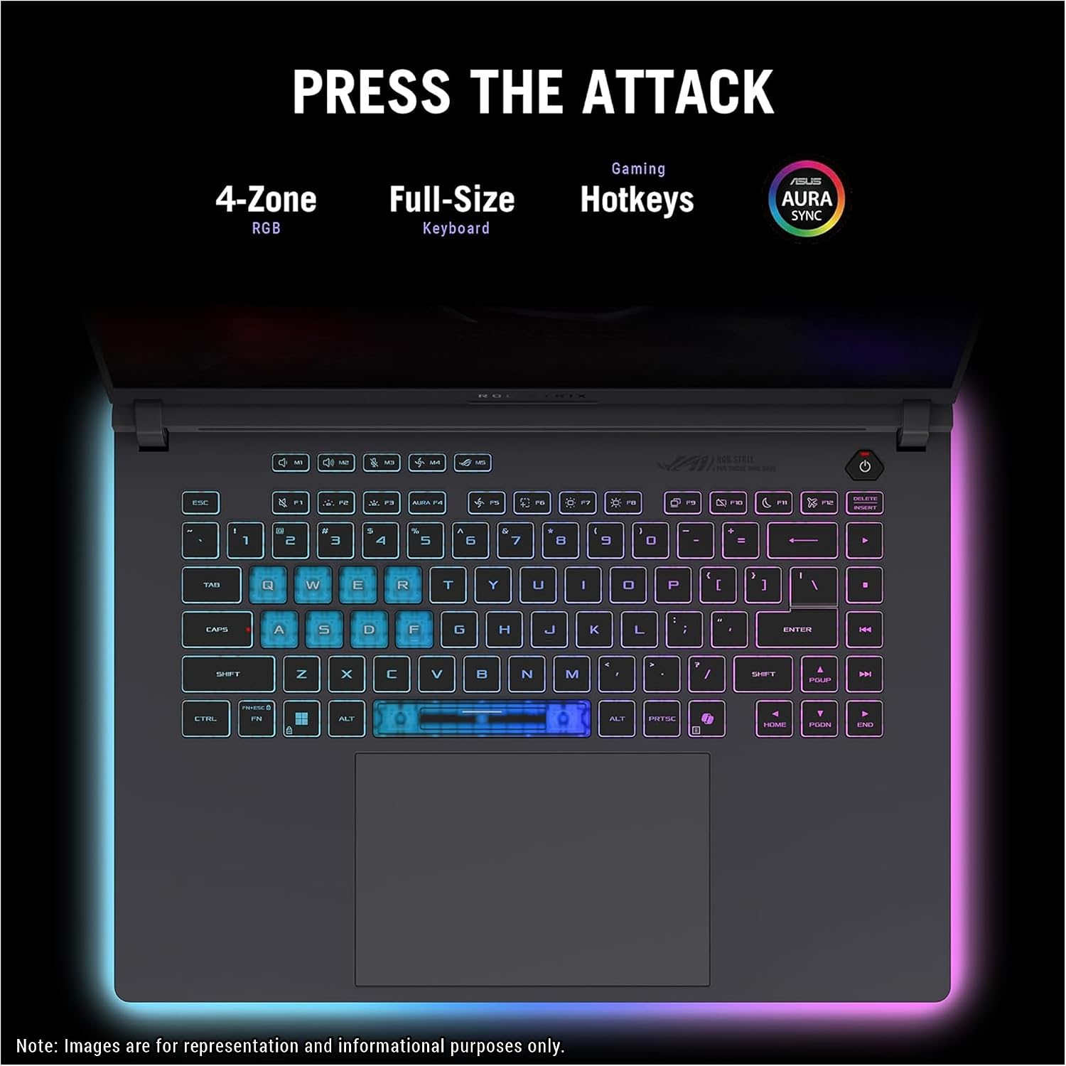 ASUS ROG Strix G16 Gaming Laptop, Intel i7-14650HX, 64 GB DDR5 RAM, 4 TB PCIe SSD, 16' FHD+ (1920x1200) Display, Nvidia G-Force RTX 5060, 4-Zone RGB Keyboard, W11 Pro, Eclipse Gray