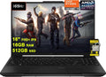ASUS TUF Gaming A16 Laptop 16' FHD+ 165Hz 7ms 100% sRGB AMD Octa-core Ryzen 7 7735HS 16GB RAM 512GB SSD Radeon RX 7700S 8GB (>RTX4060) Backlit Type-C USB4 Fast Charging Win11 ICP Accessory