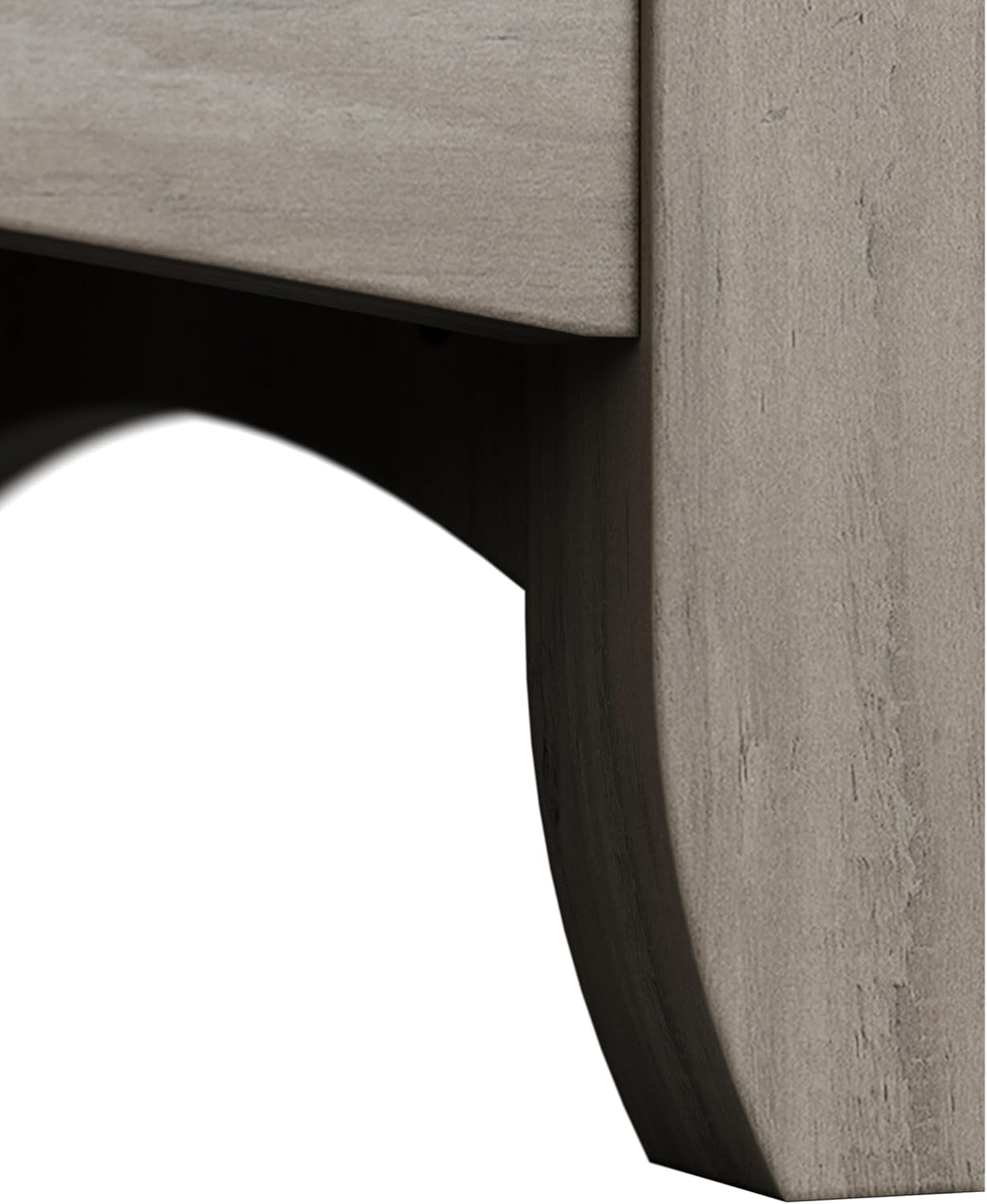 Bush Home L Shaped Desk with Storage for Home Office, Modern Farmhouse Corner Table with Drawers and Cabinets, Salinas Collection, Driftwood Gray