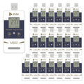 M502 Temperature Data Logger USB Temp/Humidity Recorder with PDF and Excel (Reusable) Refrigerator Thermometer 14400 Points High Accuracy 20 Pack