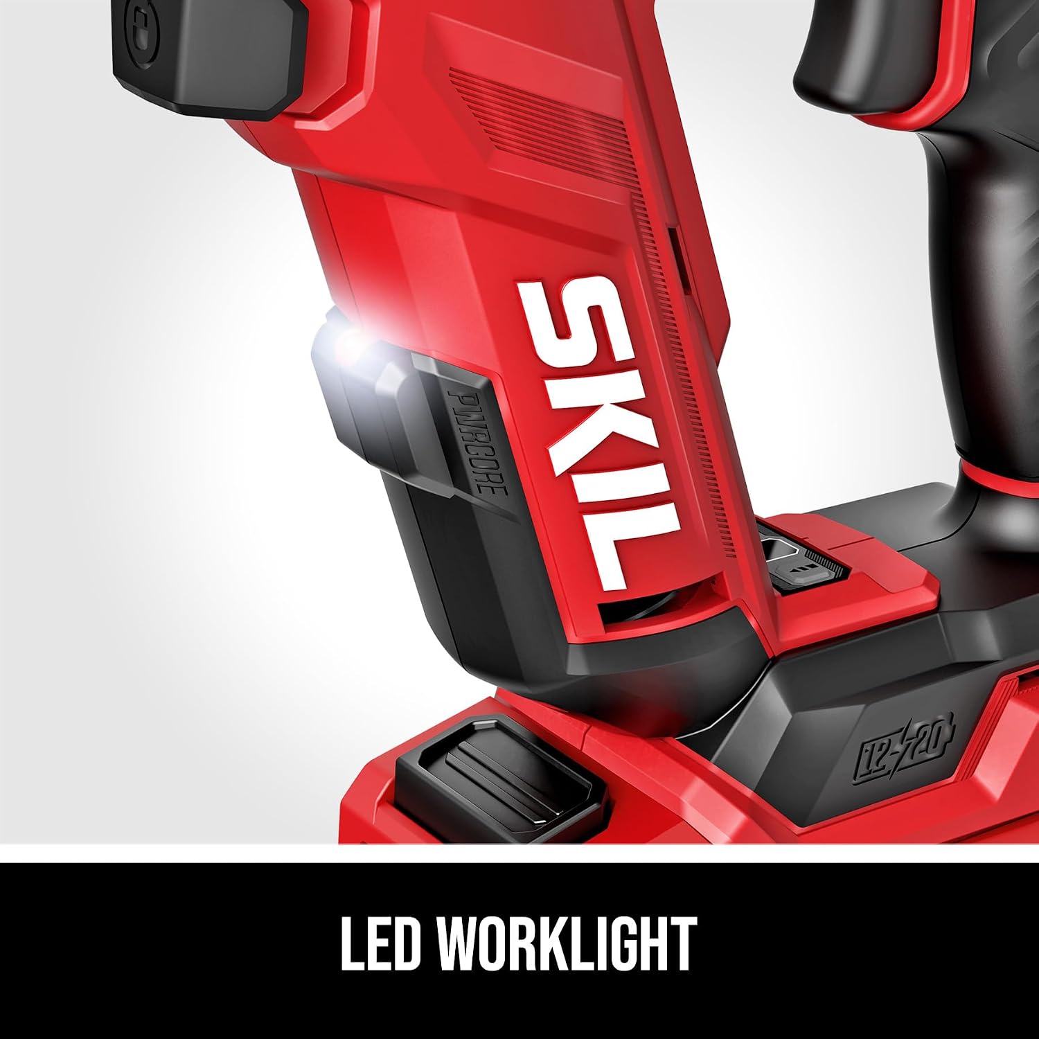 SKIL PWR CORE 20 Brushless 20V Flip Drill Driver Kit with Double Collect Flip Head, Torque Settings & Magnetic On-board Storage, Includes 2.0 Ah USB-C Battery and Charger - DL6300D-12