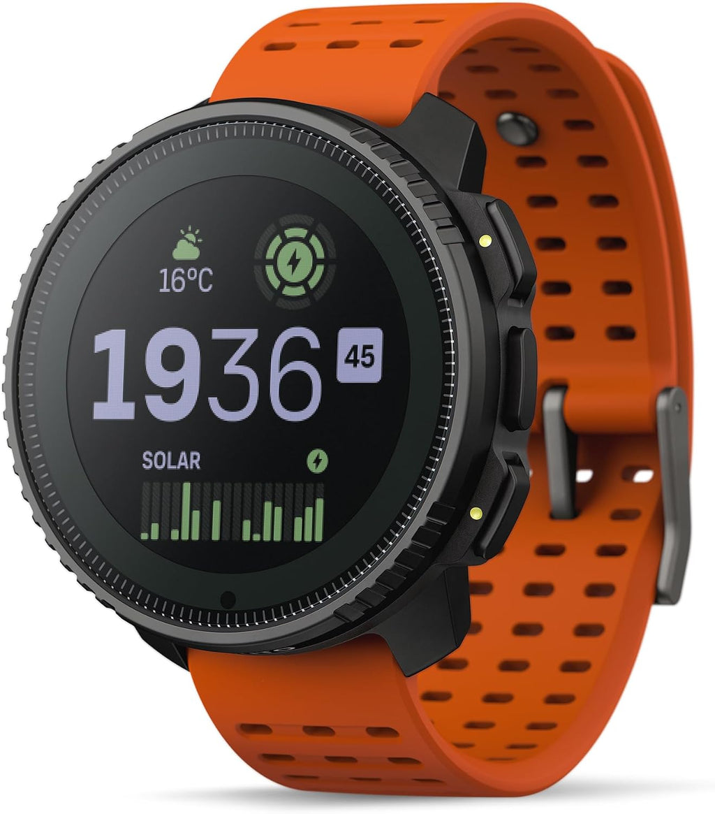 SUUNTO Vertical GPS Adventure Watch, Activity Tracker w/Dual-Band GNSS & Offline Maps, Supports 95+ Sports, Training Metrics & Recovery Insights, Solar Charging Opt. for 1yr Daily Use