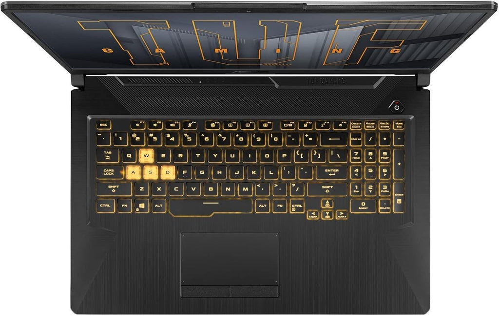 EXCaliberPC 2021 ASUS TUF Gaming F17 FX706HC-212.TI53050 (i5-11260H, 8GB RAM, 512GB NVMe SSD, RTX 3050 4GB, 17.3' FHD 144Hz, Windows 10) Gaming Notebook - Eclipse Gray
