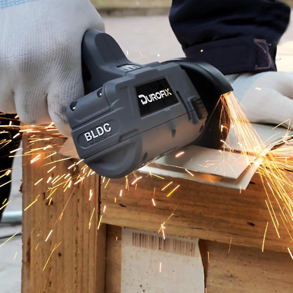 Durofix G12 Series RK12136-2-K2 12V Cordless 3/8' Hammer Drill Power Tool Combo Kit with 3 Inch Compact Cut Off Tool, Reciprocating Saw, 1 Battery & Charger