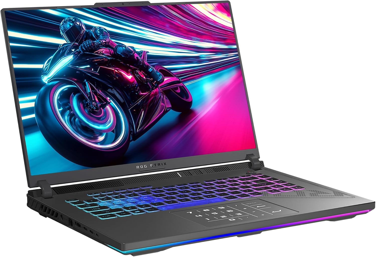 ASUS ROG Strix G16 Gaming Laptop, AMD Ryzen 9-9955HX, 32 GB DDR5 RAM, 2 TB PCIe SSD, 16' 2.5K (2560x1600) Display, Nvidia G-Force RTX 5070Ti, Backlit Chiclet Keyboard RGB, W11 Home, Eclipse Gray