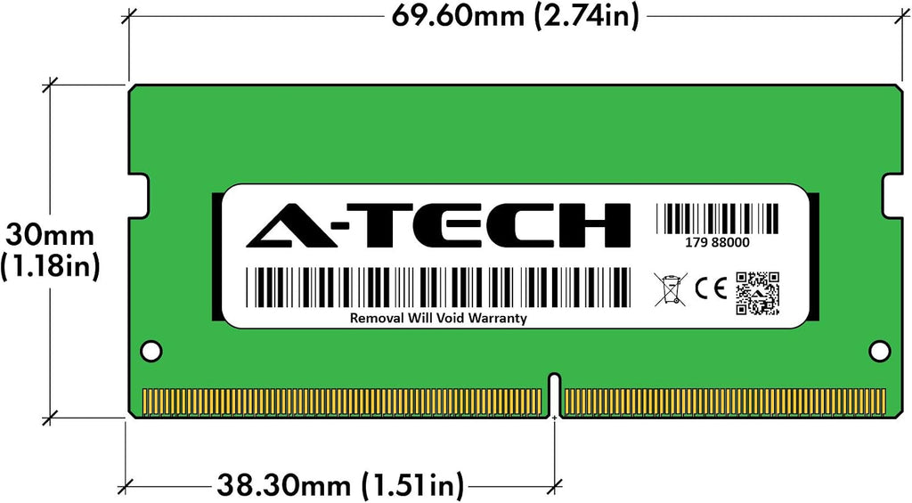 A-Tech 16GB Kit (2x8GB) RAM for MSI GF63 Thin Laptop | DDR4 2666MHz PC4-21300 SODIMM 1.2V 260-Pin Non-ECC SO-DIMM Memory Upgrade