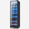 Yeego Commercial Display Beverage Refrigerator - 12.36 Cu.ft Vending Machine with LED Light and Adjustable Shelves, Drink Cooler 32-50°F for Supermarkets Business Grocery Stores Offices Home