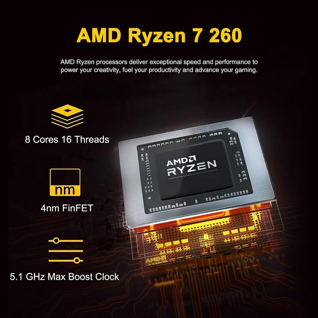 ASUS TUF Gaming A18 AI Laptop 18' WUXGA IPS 144Hz (100% sRGB, GSYNC) AMD 8-core Ryzen 7 260 32GB RAM 1TB SSD GeForce RTX 5060 GDDR7 DLSS4 (Up to 572 AI Tops) RGB Backlit USB4 Win11Pro ICP Hub