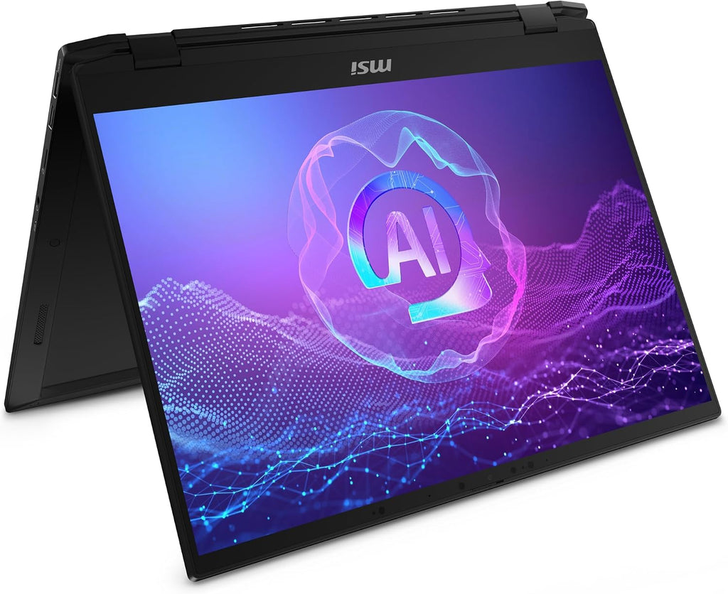 msi Summit A16 AI+ (2025) 16' QHD+ 165Hz 2-in-1 Touchscreen Laptop: AMD Ryzen AI 9-365, Radeon Graphics, 32GB LPDDR5x, 1TB NVMe SSD, 360 Flip, Pen, Win 11 Home: Ink Black A3HMTG-205US