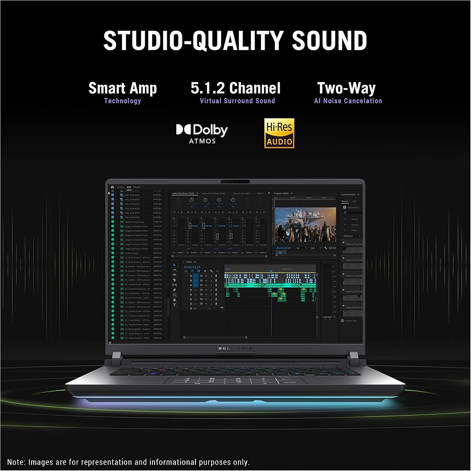 ASUS ROG Strix G16 Gaming Laptop, Intel Ultra 9-275HX, 64 GB DDR5 RAM, 2 TB PCIe SSD, 16' 2.5K (2560x1600) Display, Nvidia G-Force RTX 5080, RGB Backlit Chiclet Keyboard, W11 Pro, Eclipse Gray