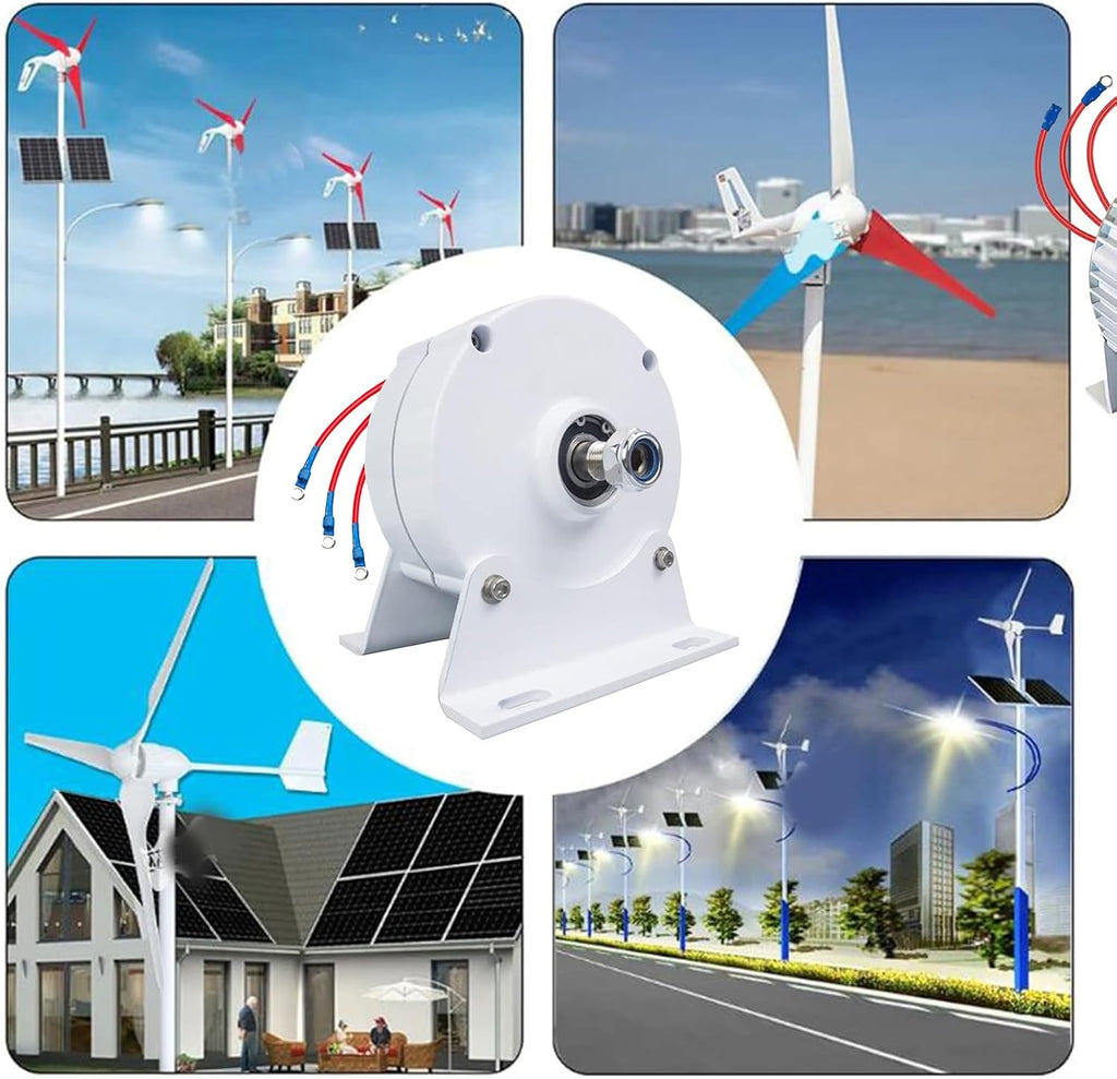 Three Phase Alternator Generator 3000W 48V 24V 12V 3 Phase AC Alternator Motor Drive Wind Turbine