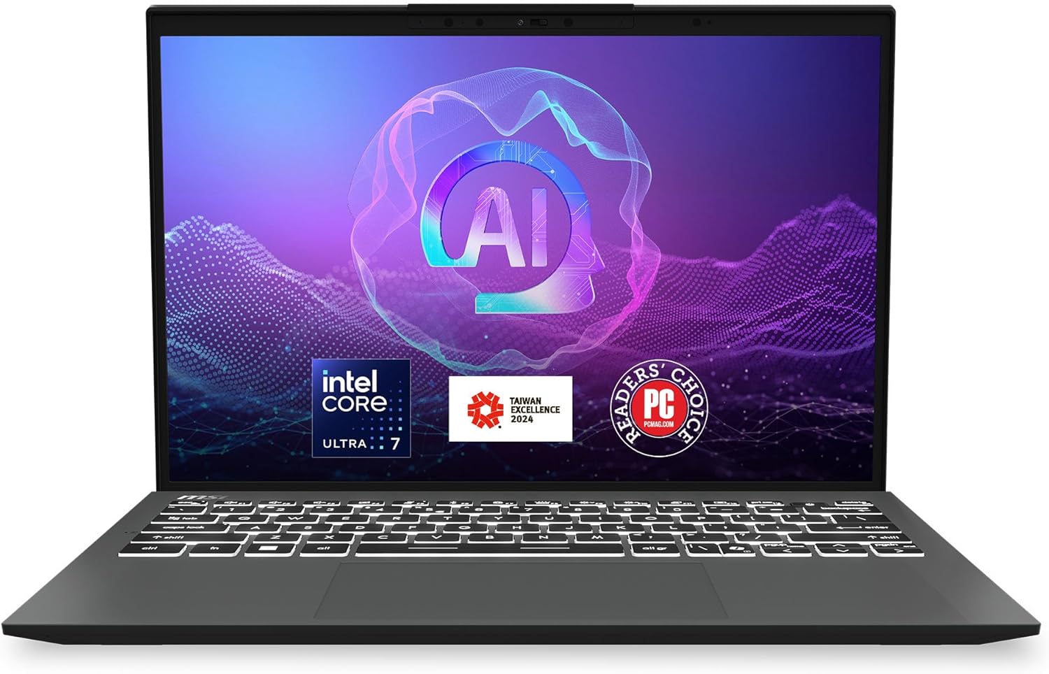 MSI Prestige 13 AI+ Evo (2024) 13.3' 2.8K OLED Business Laptop: Intel Core Ultra 7-258V, Arc Graphics, 32GB LPDDR5x, 2TB NVMe SSD, Thunderbolt 4, WiFi 7, Win 11 Home: Stellar Gray A2VMG-019US