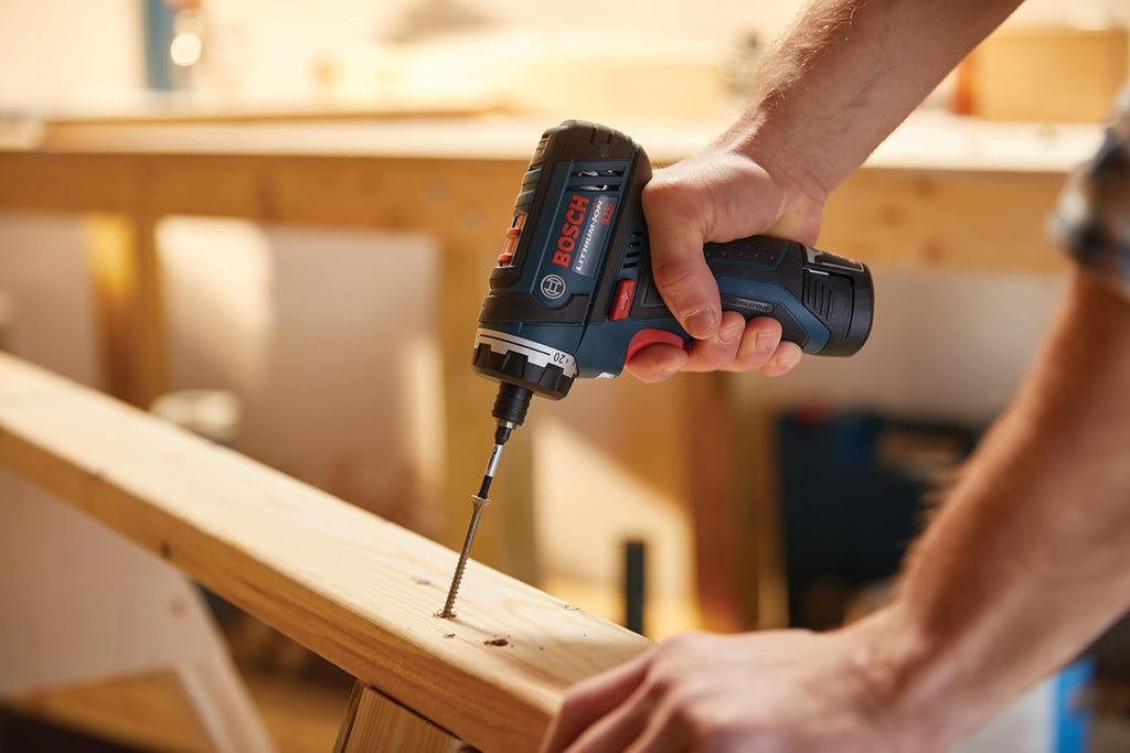 BOSCH 12V Max Cordless 2-Tool Combo Kit with Two-Speed Pocket Driver, Impact Driver and (2) 2 Ah Batteries (CLPK27-120)