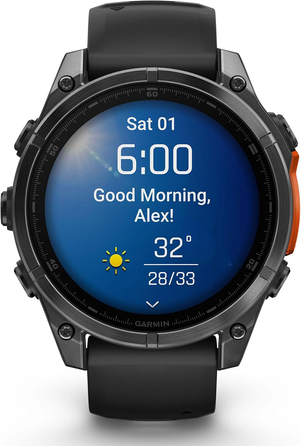 PlayBetter Garmin Fenix 8 AMOLED (47mm, Slate Gray/Black) Multisport GPS Smartwatch Bundle - 1.4' Touchscreen, Built-in LED Flashlight Wireless Running Earbuds