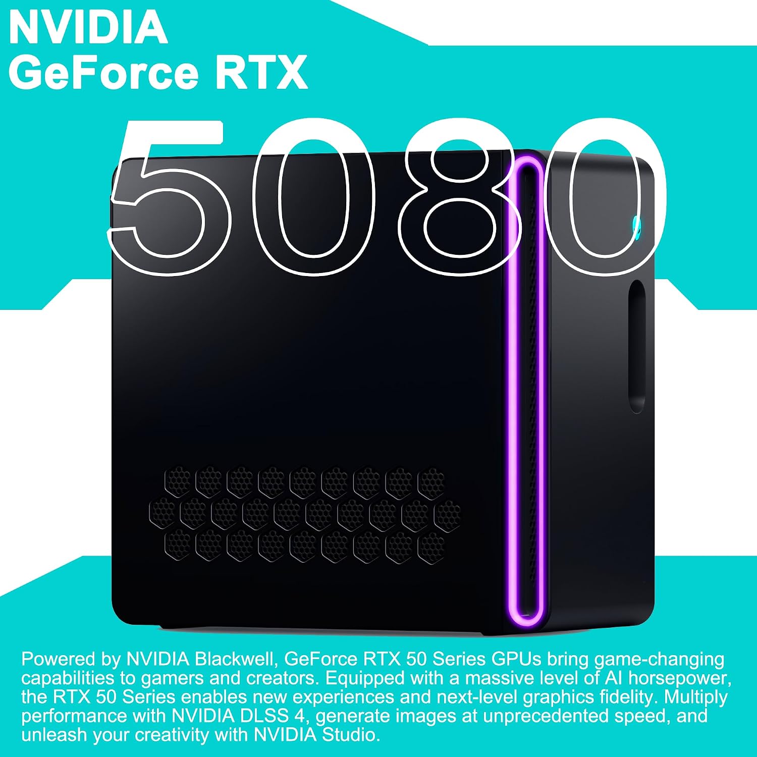 Dell Alienware Aurora ACT1250 Gaming AI Desktop Intel 20-core Ultra 7 265F 32GB RAM 1TB SSD GeForce RTX 5080 GDDR7 (Up to 1801 AI Tops) 240mm Liquid Cooler 1000W PSU 2.5Gb Ethernet Win11Pro