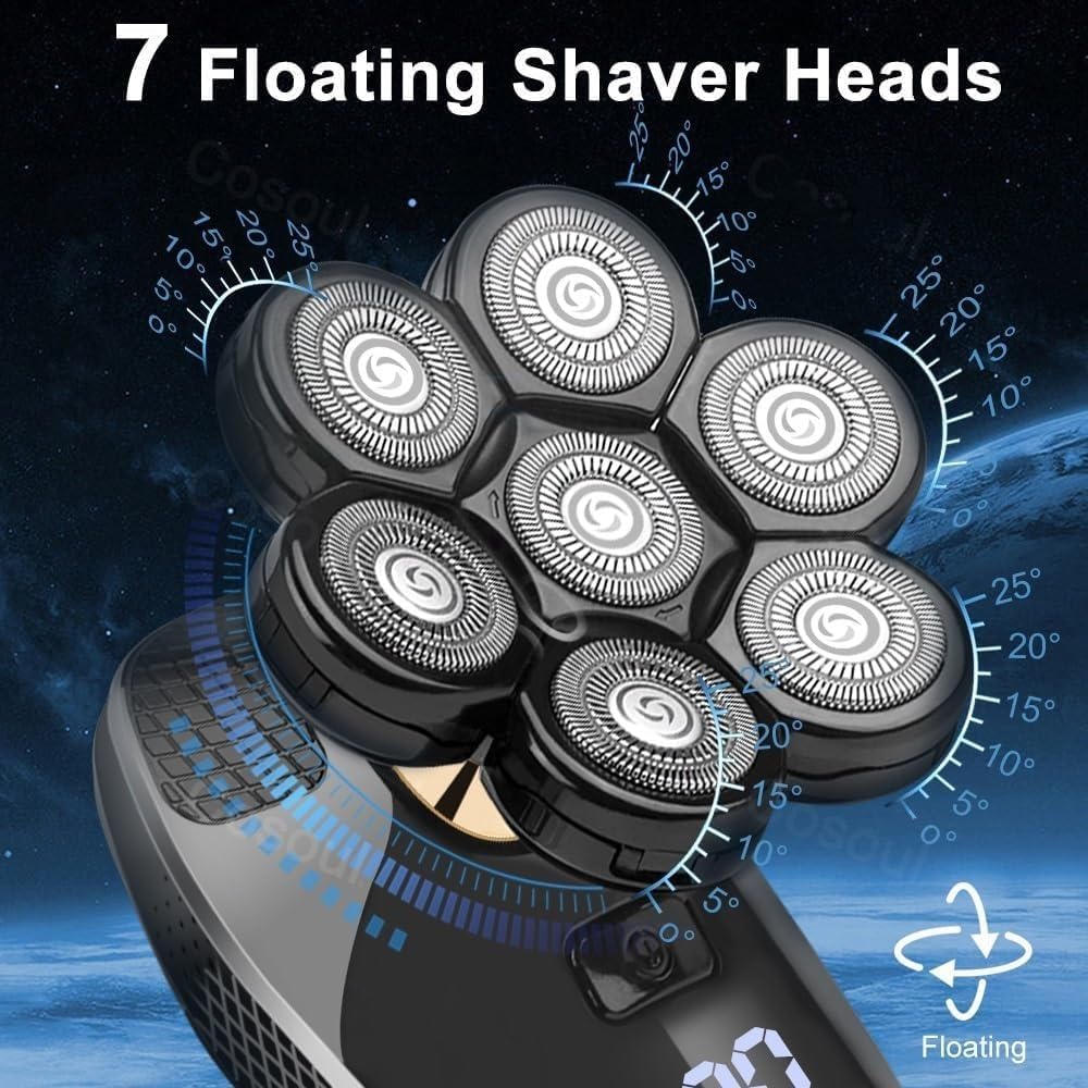 Electric Shavers for Men, Shaver for Men Electric Shaver Powerful Bald Head Shaver Beard Shaving Machine for Men Razor Husband Gift Boyfriend