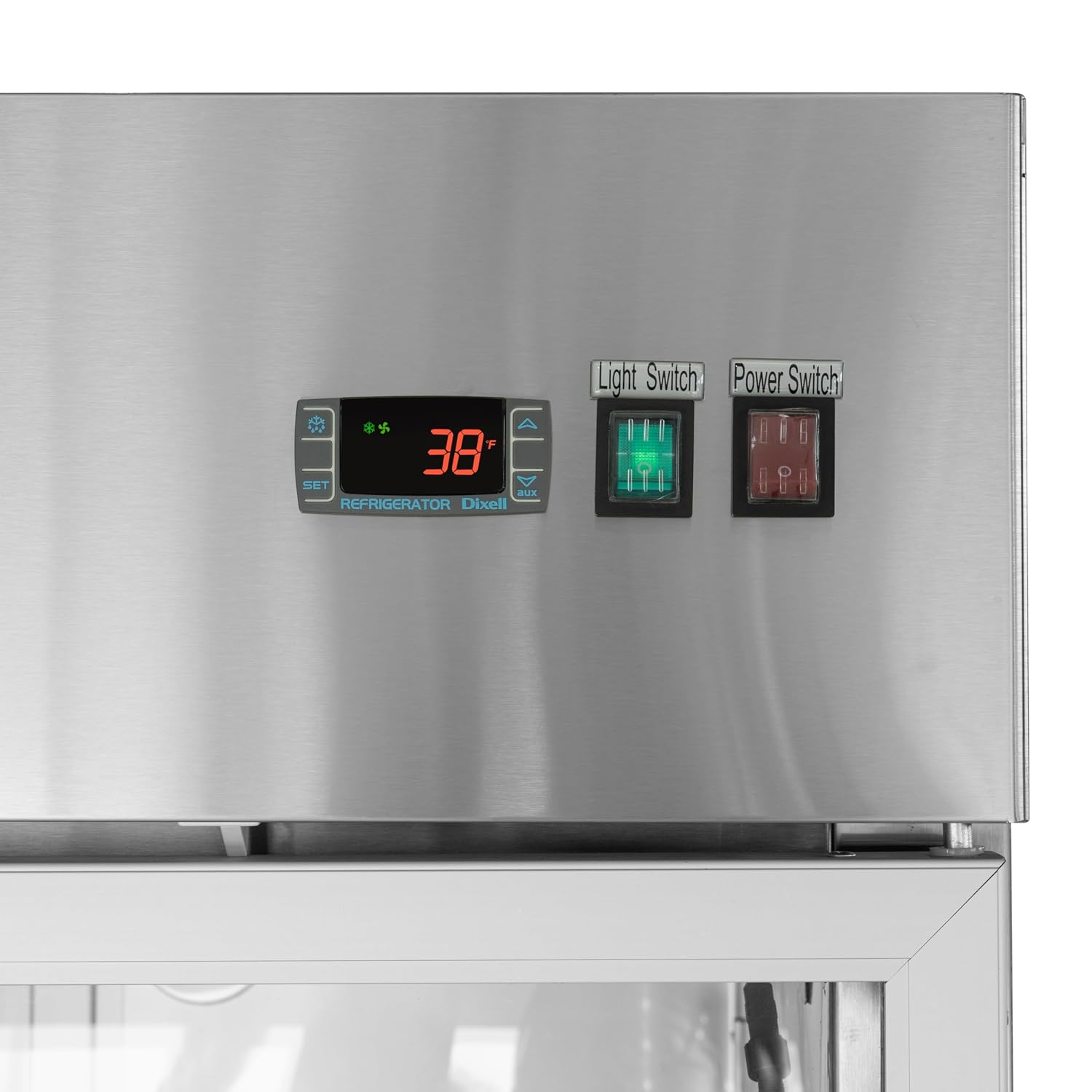 KoolMore - RIR-1D-GD 29' Stainless Steel 1 Glass Door Commercial Reach-in Refrigerator Cooler - 23 cu. ft