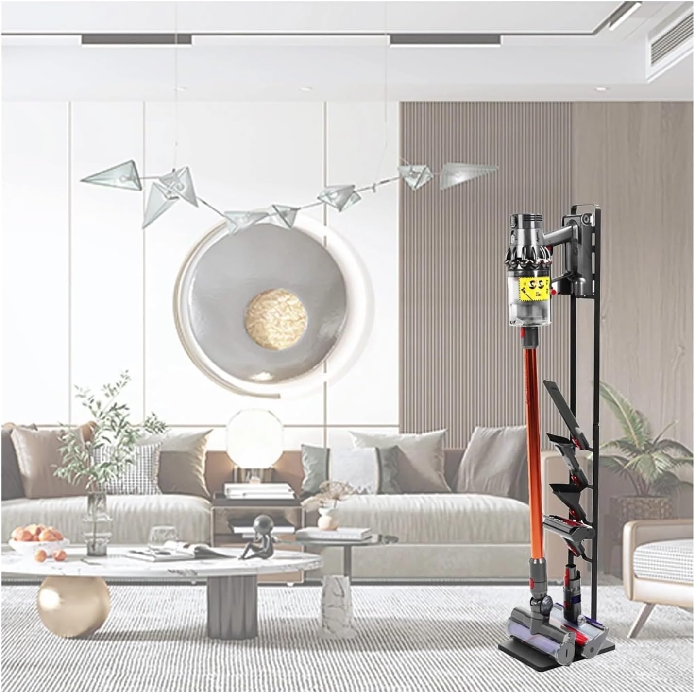 AgaShi Stable Metal Vacuum Stand, Storage Bracket, Stand Holder, Compatible for Dyson V6, V7, V8, V10, V11, V12, V15, DC30, DC31, DC34, DC35, DC58