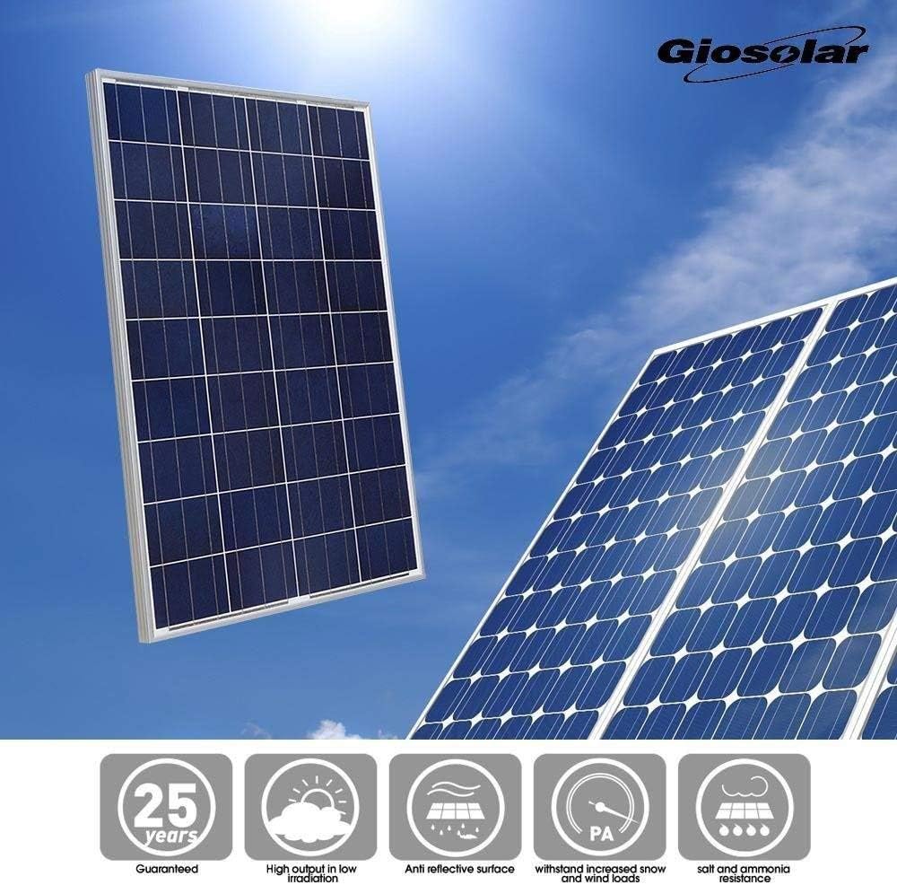 3000W Wind Turbine Generator Solar Panel System with 3000W Power Inverter: 20pcs 100W Poly Solar Panel + 1000W 48V Windmill + 40A MPPT Charge Controller + Cables + Z Mount Brackets