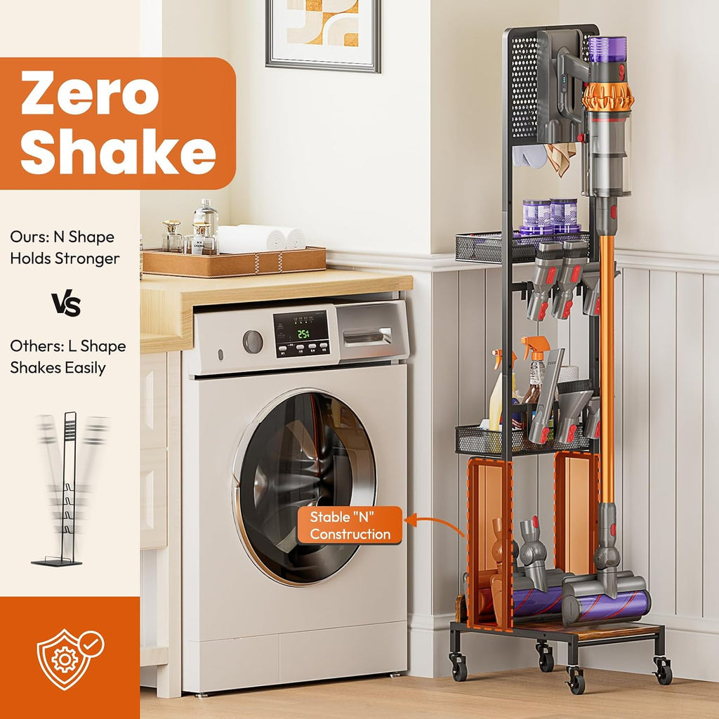 Olakee Vacuum Stand for Dyson and Fishing Rod Holder
