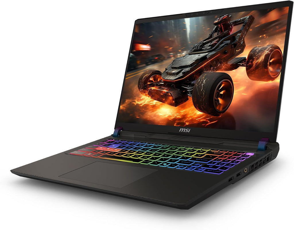 msi Vector 16 HX AI Gaming Laptop, Intel Ultra 7-255HX, 64 GB DDR5 RAM, 4 TB PCIe SSD, 16' FHD+ (1920x1200) 144Hz Display, Nvidia G-Force RTX 5070Ti, 24 Zone RGB Keyboard, W11 Pro, Cosmo Gray