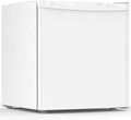 Electactic 1.7 Cu.ft Mini Fridge with Freezer, Compact Refrigerator, Single Reversible Door, Ultra Quiet, Energy Efficient for Office, Dorm, Bedroom, Apartment, White