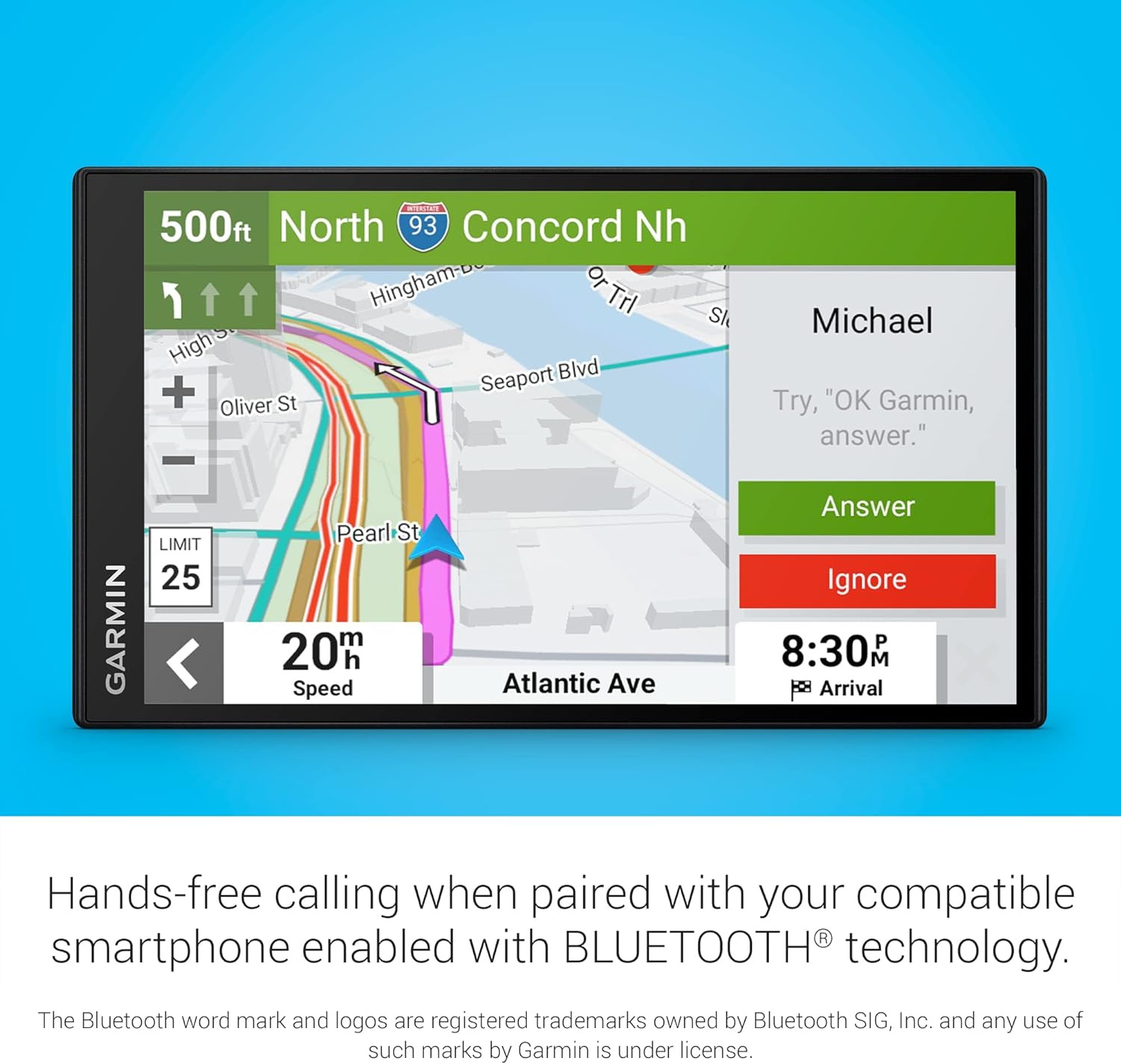 Garmin DriveSmart 86, 8-inch Car GPS Navigator with Bright, Crisp High-resolution Maps and Garmin Voice Assist