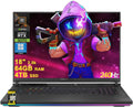ASUS ROG Strix G18 G814 Gaming Laptop 18' 2.5k (2560x1600) 240Hz (100% DCI-P3) AMD 16-core Ryzen 9 9955HX (>i9-14900HX) 64GB DDR5 4TB SSD GeForce RTX 5070 4-Zone RGB Backlit Wi-Fi6E Win11Pro ICP Hub